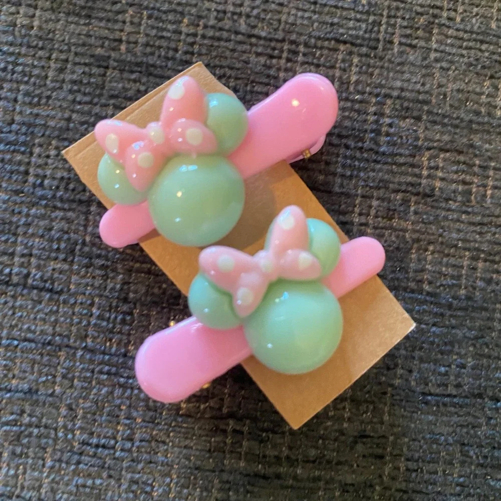 Handmade Hair Clips Kids Multicolor New Assorted Animal Flower Bicycle 16pc